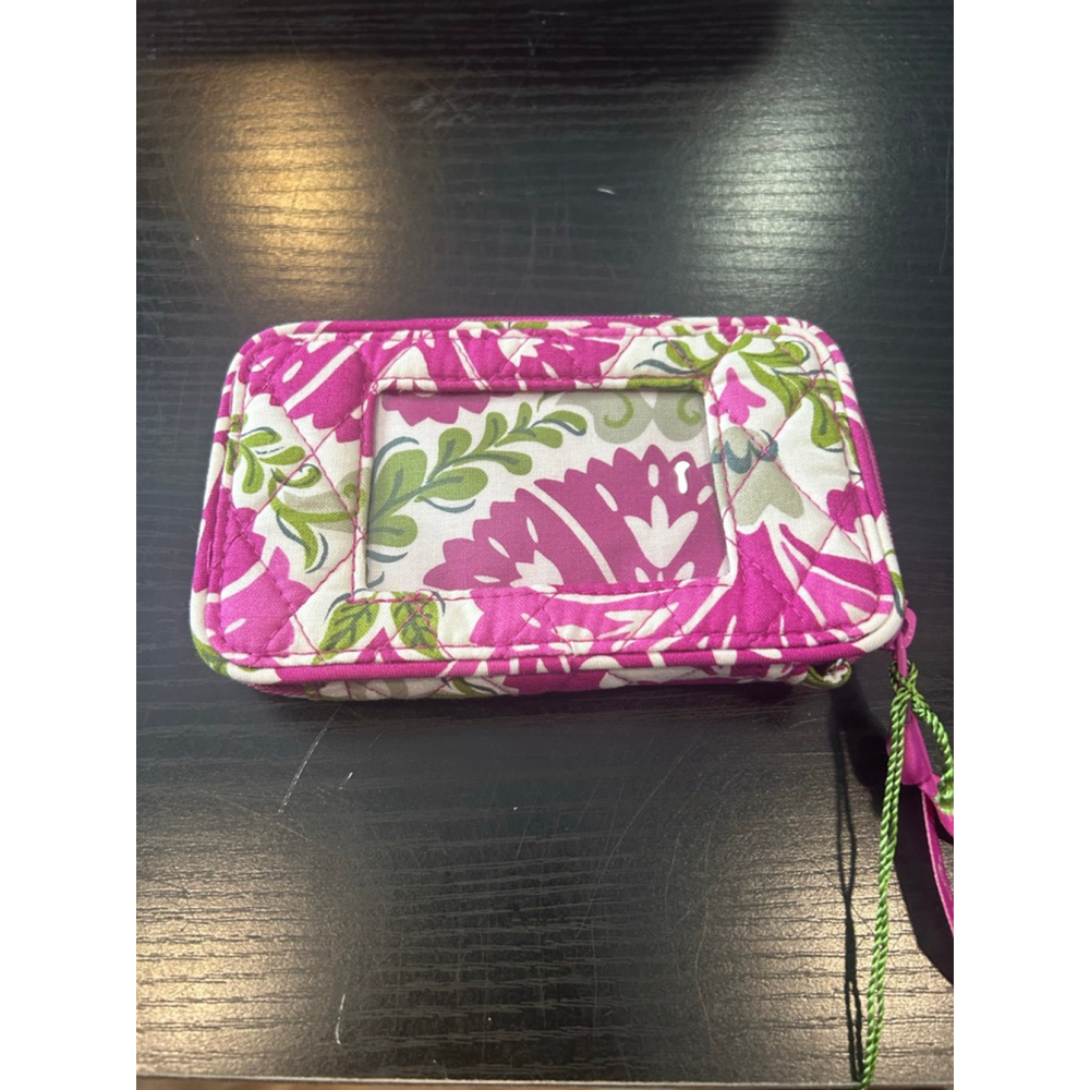 Women's Vera Bradley Wallet One Size Pink Green Floral